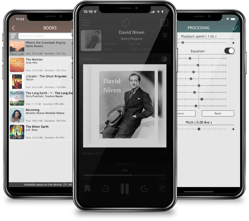 Audiobook David Niven by Gerry Rogers