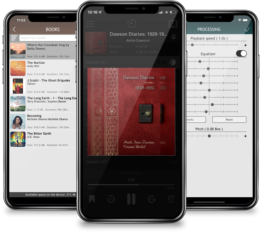 Audiobook Dawson Diaries: 1929-1951 by Anita Dawson