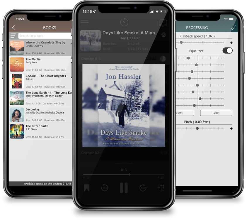 Audiobook Days Like Smoke: A Minnesota Boyhood by Jon Hassler