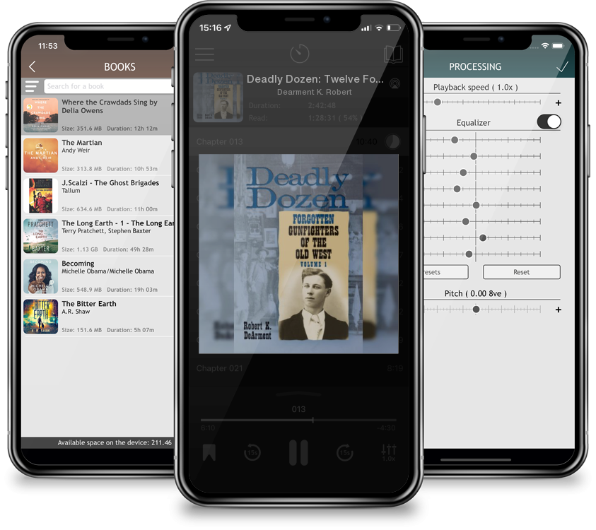 Audiobook Deadly Dozen: Twelve Forgotten Gunfighters of the Old West, Vol. 1 by Dearment K. Robert