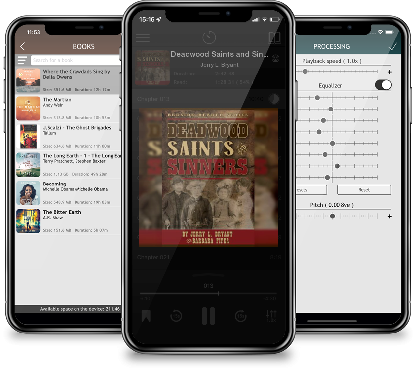Audiobook Deadwood Saints and Sinners by Jerry L. Bryant
