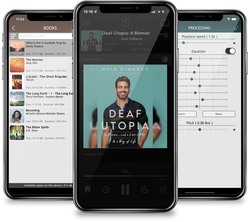 Audiobook Deaf Utopia: A Memoir—and a Love Letter to a Way of Life by Nyle DiMarco