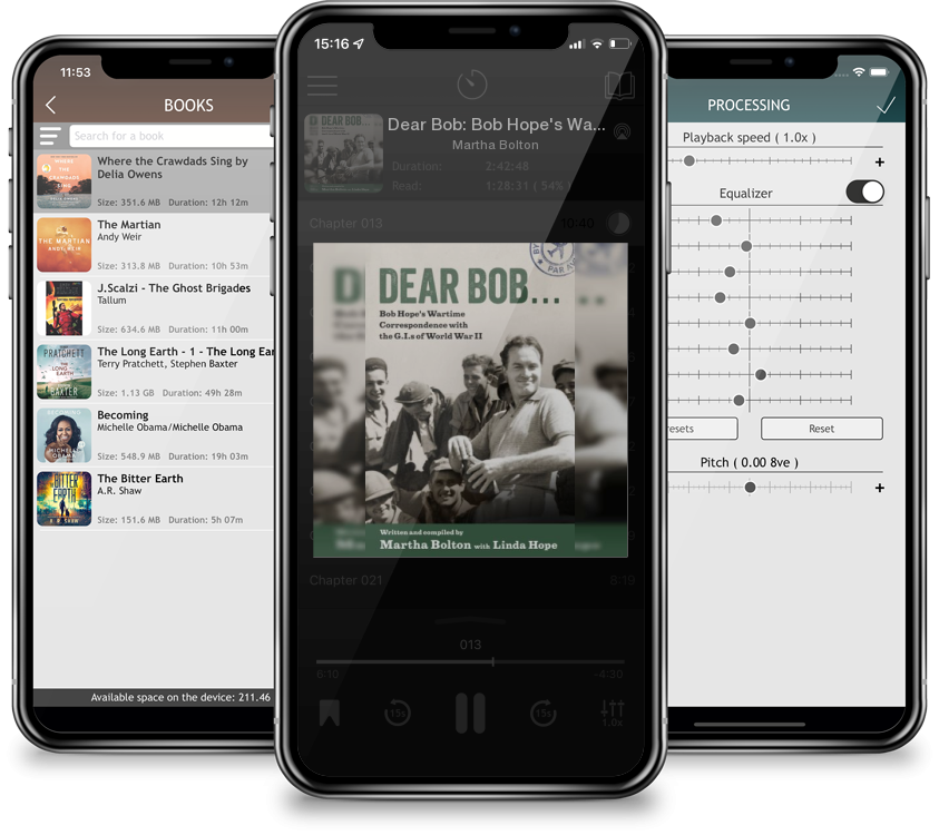 Audiobook Dear Bob: Bob Hope\'s Wartime Correspondence with the G.I.S of World War II by Martha Bolton