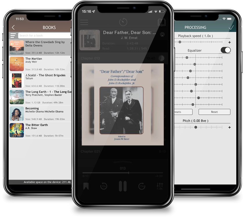 Audiobook Dear Father, Dear Son: Correspondence of John D. Rockefeller and Jr. by J. W. Ernst