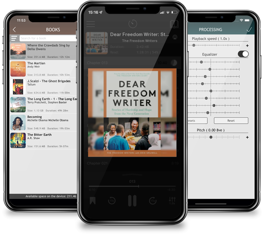 Audiobook Dear Freedom Writer: Stories of Hardship and Hope from the Next Generation by The Freedom Writers