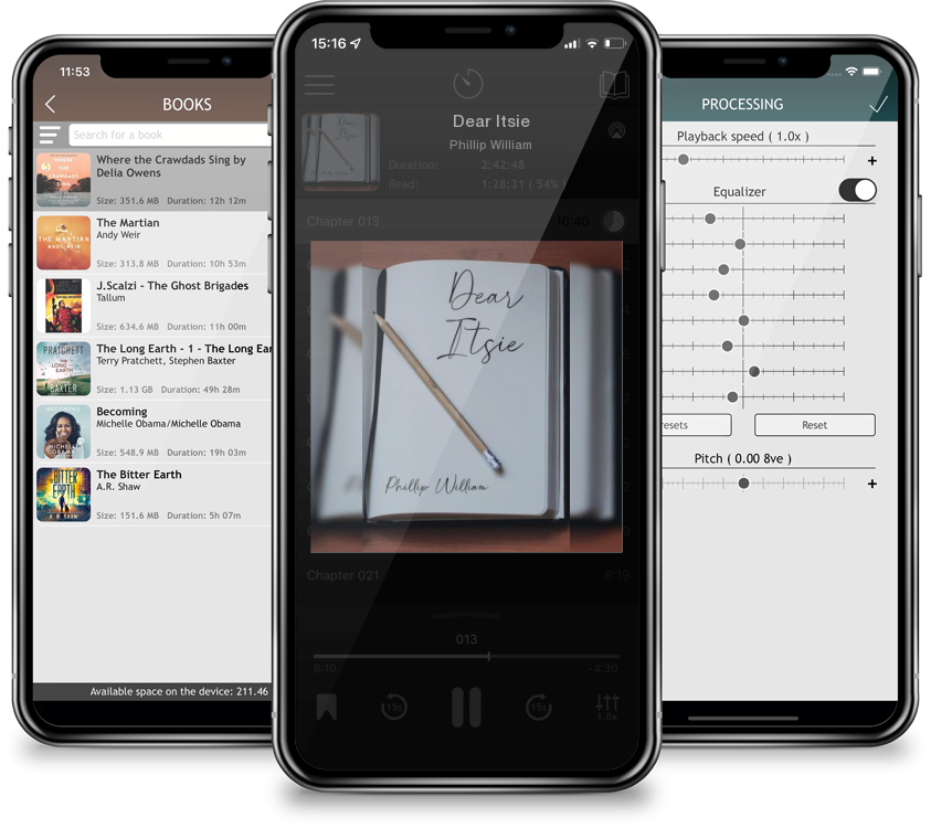 Audiobook Dear Itsie by Phillip William