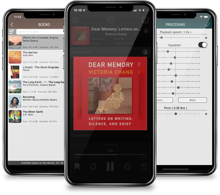 Audiobook Dear Memory: Letters on Writing, Silence, and Grief by Victoria Chang