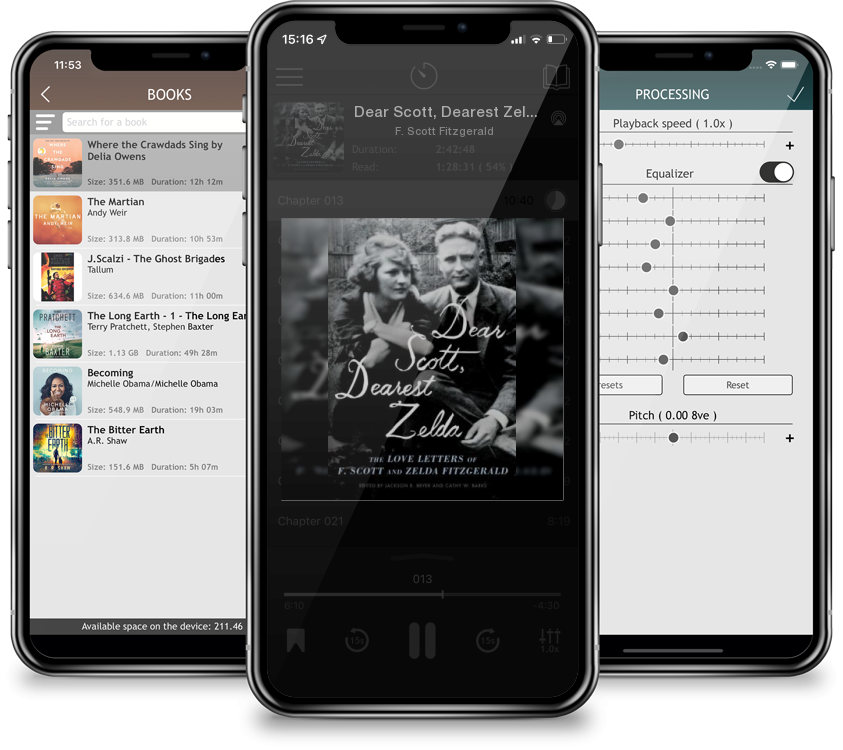 Audiobook Dear Scott, Dearest Zelda: The Love Letters of F. Scott and Zelda Fitzgerald by F. Scott Fitzgerald