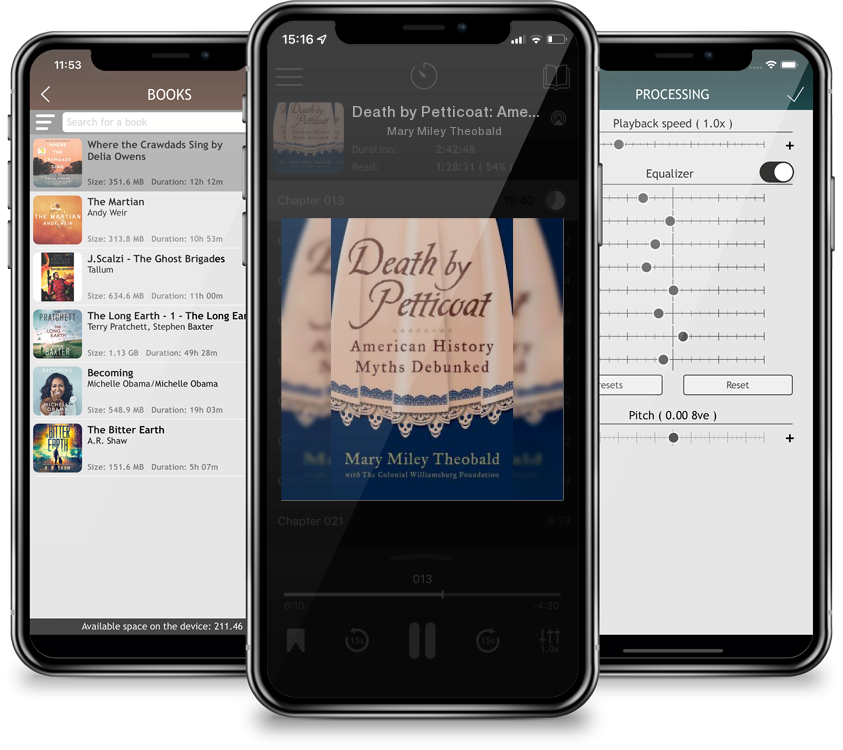 Audiobook Death by Petticoat: American History Myths Debunked by Mary Miley Theobald