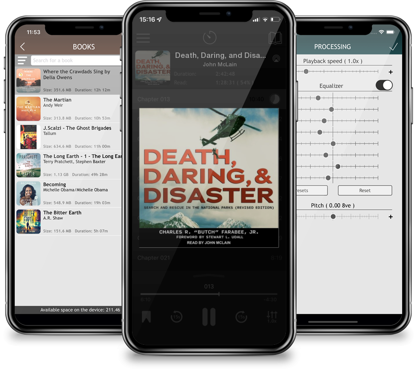 Audiobook Death, Daring, and Disaster: Search and Rescue in the National Parks (Revised Edition) (Compact Disc) by John McLain
