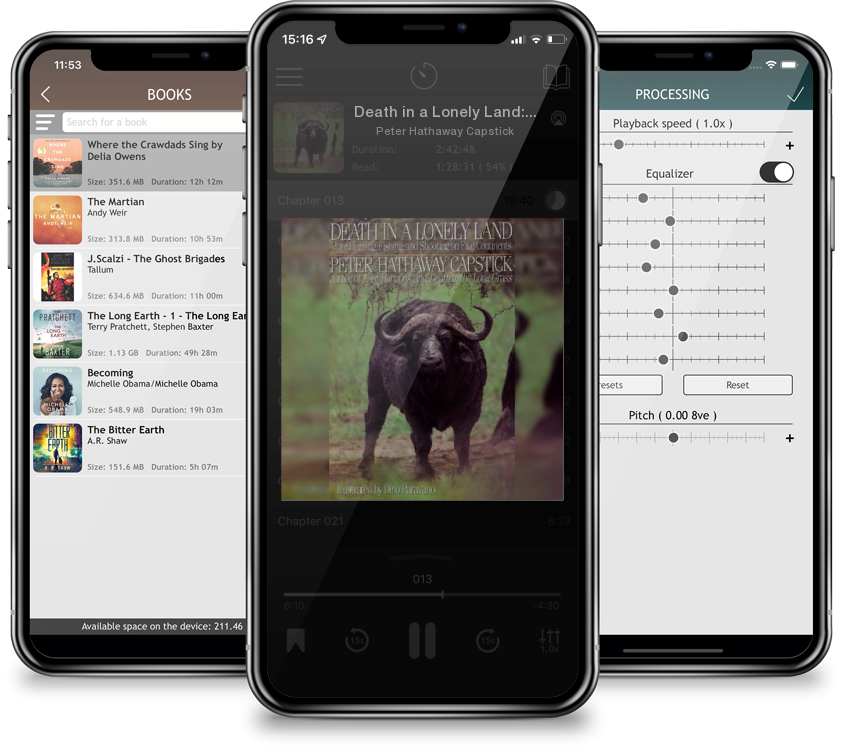 Audiobook Death in a Lonely Land: More Hunting, Fishing, and Shooting on Five Continents by Peter Hathaway Capstick