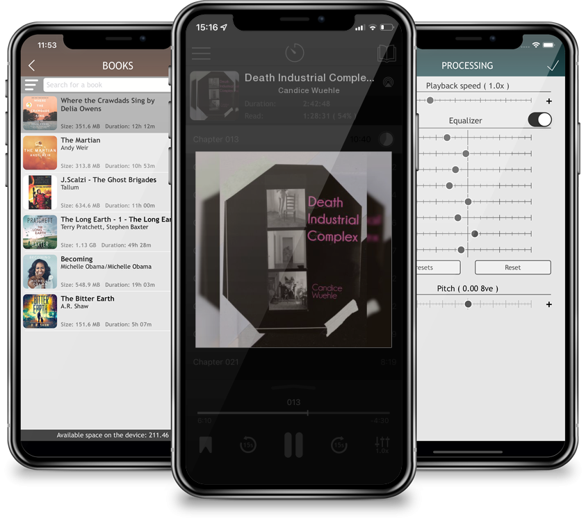 Audiobook Death Industrial Complex by Candice Wuehle
