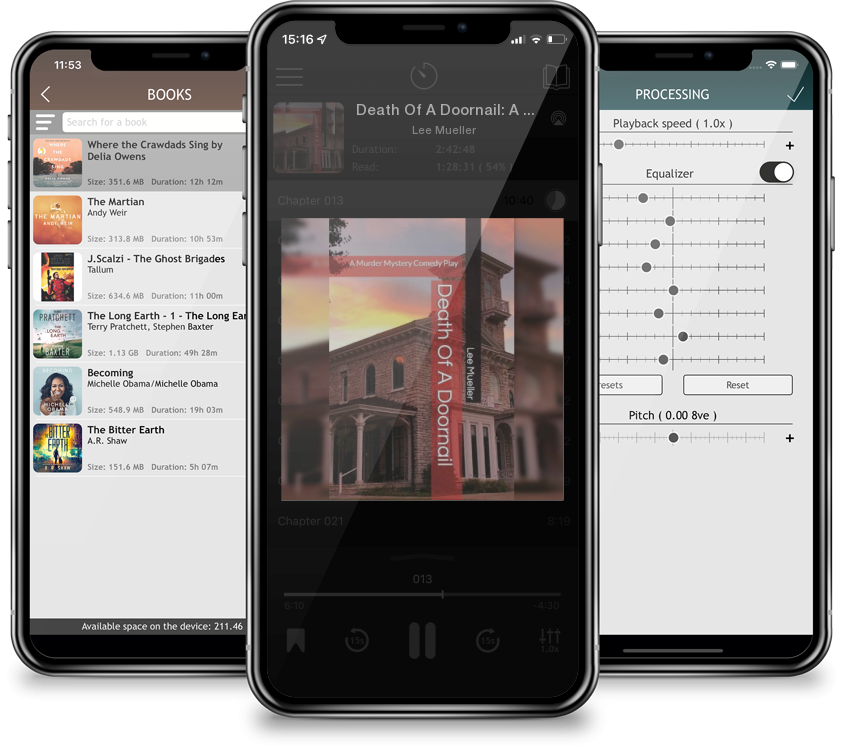 Audiobook Death Of A Doornail: A Murder Mystery Comedy Play by Lee Mueller