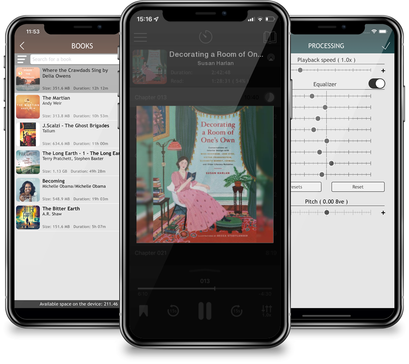 Audiobook Decorating a Room of One’s Own: Conversations on Interior Design with Miss Havisham, Jane Eyre, Victor Frankenstein, Elizabeth Bennet, Ishmael, and Other Literary Notables by Susan Harlan