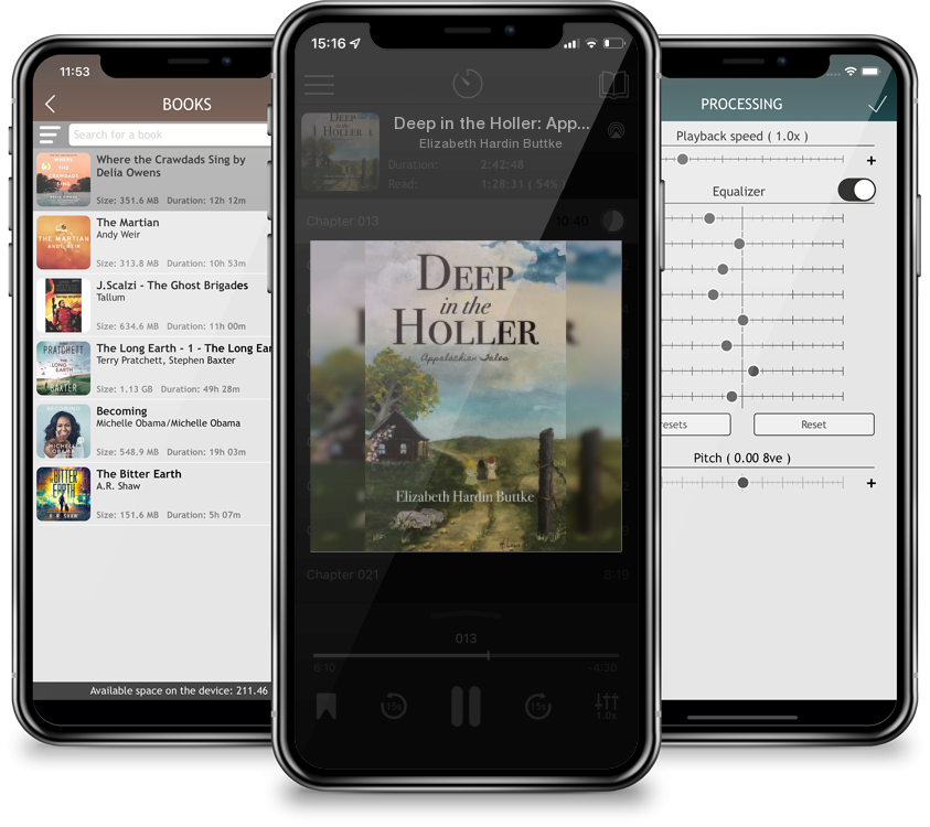 Listen Deep in the Holler: Appalachian Tales by Elizabeth Hardin Buttke in MP3 Audiobook Player for free