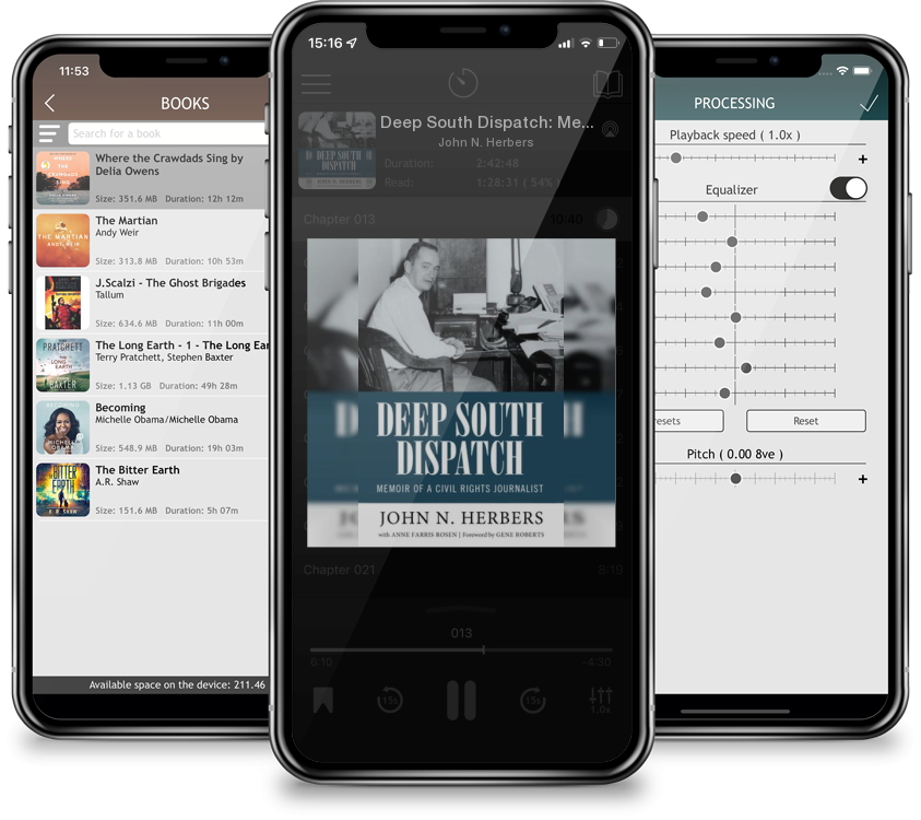 Audiobook Deep South Dispatch: Memoir of a Civil Rights Journalist (Willie Morris Books in Memoir and Biography) by John N. Herbers