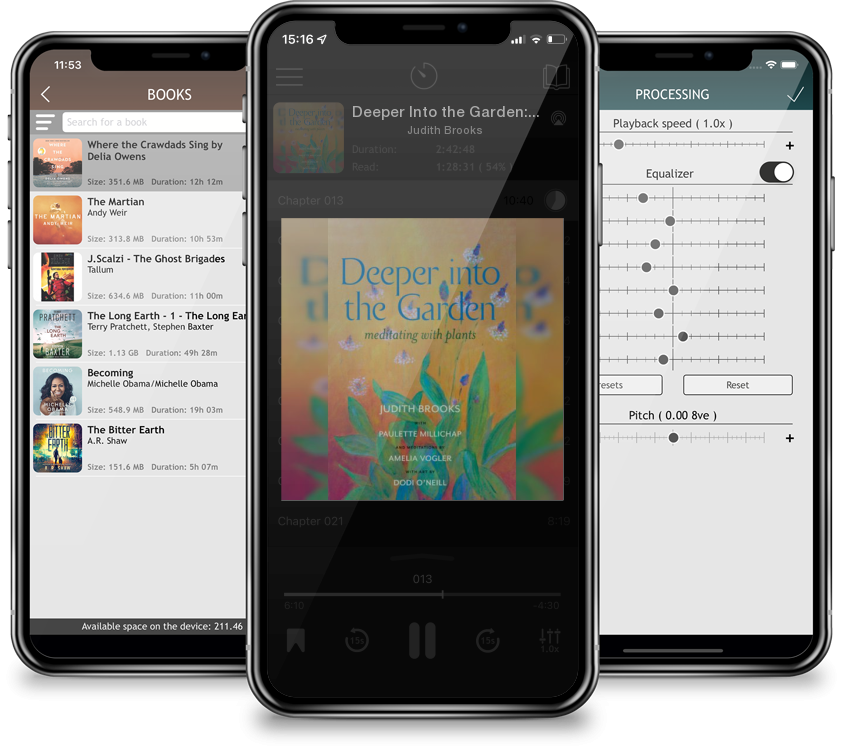 Audiobook Deeper Into the Garden: Meditating with Plants by Judith Brooks