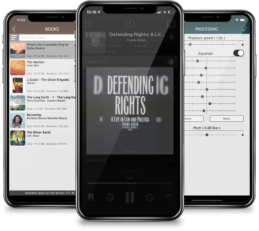 Audiobook Defending Rights: A Life in Law and Politics by Frank Askin