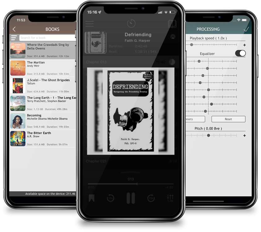 Audiobook Defriending by Faith G. Harper