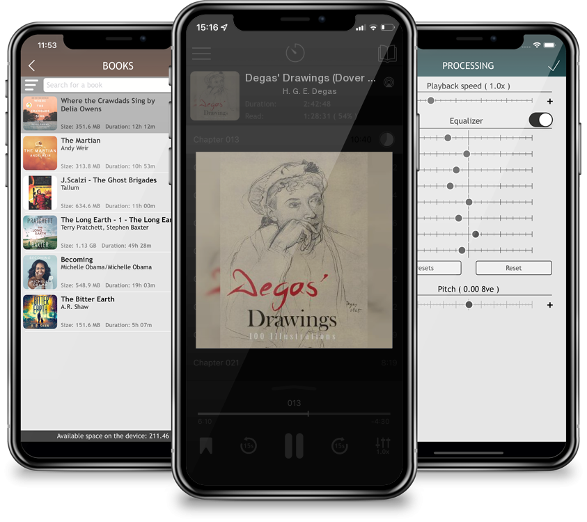 Audiobook Degas\' Drawings (Dover Fine Art) by H. G. E. Degas