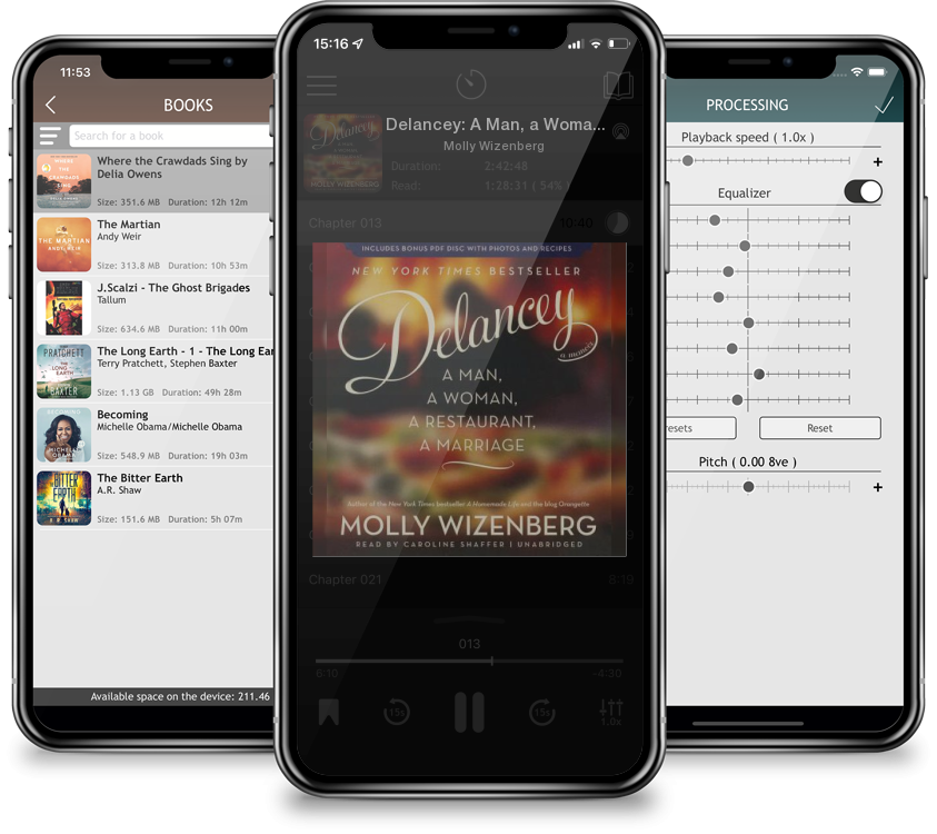 Audiobook Delancey: A Man, a Woman, a Restaurant, a Marriage (Compact Disc) by Molly Wizenberg