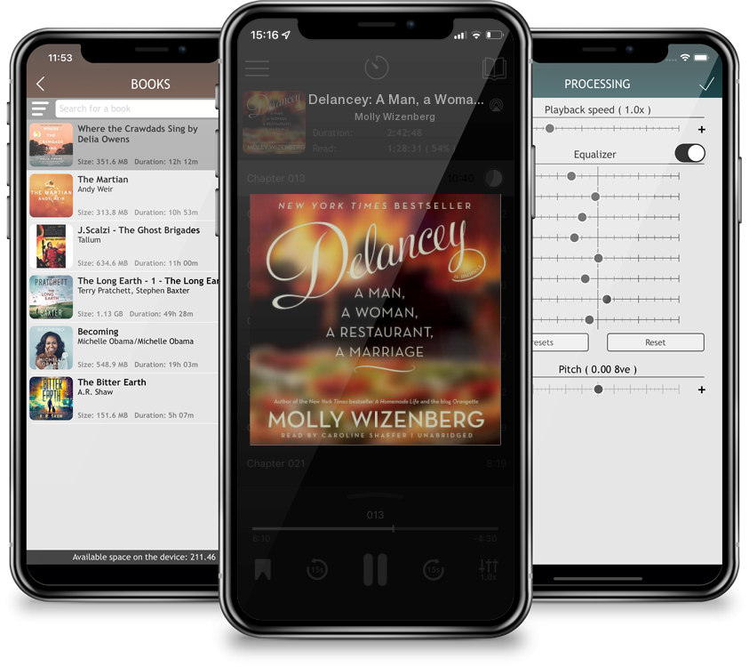 Audiobook Delancey: A Man, a Woman, a Restaurant, a Marriage (MP3 CD) by Molly Wizenberg