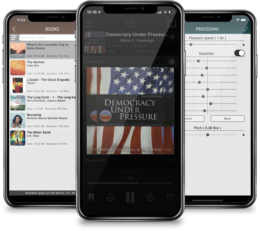 Audiobook Democracy Under Pressure: An Introduction to the American Political System: 2006 Election Update by Milton C. Cummings
