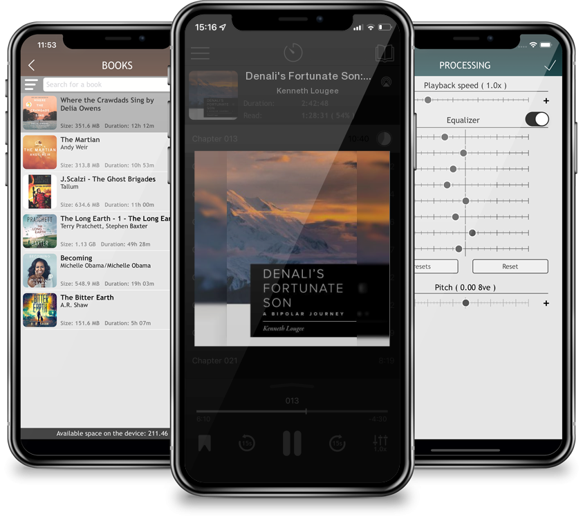 Audiobook Denali\'s Fortunate Son: A Bipolar Journey by Kenneth Lougee