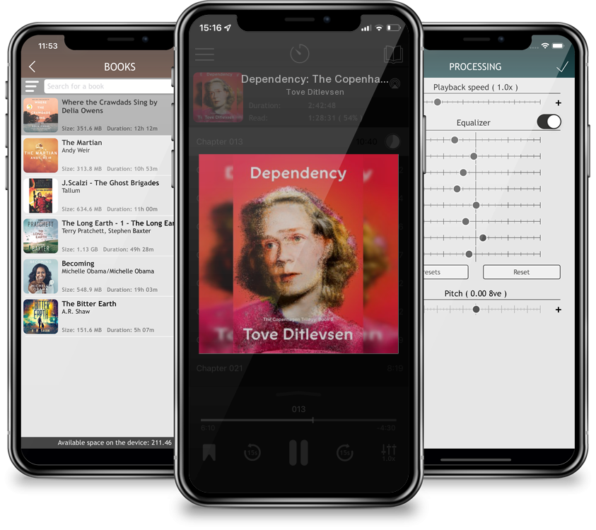 Audiobook Dependency: The Copenhagen Trilogy: Book 3 by Tove Ditlevsen