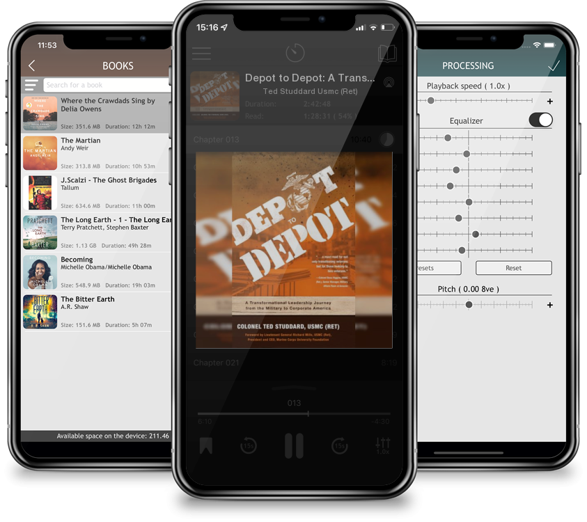 Audiobook Depot to Depot: A Transformational Leadership Journey from the Military to Corporate America by Ted Studdard Usmc (Ret)