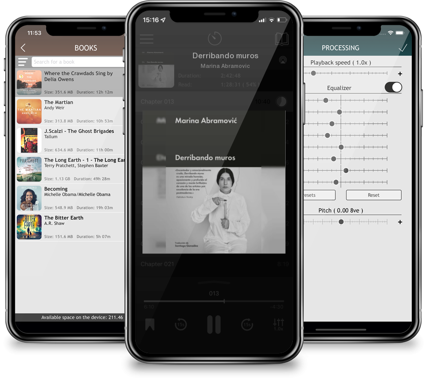 Audiobook Derribando muros by Marina Abramovic