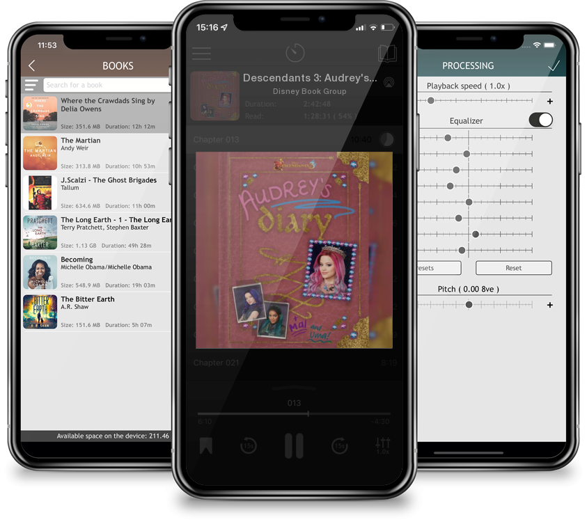Audiobook Descendants 3: Audrey\'s Diary by Disney Book Group