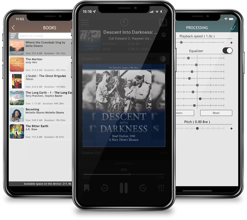 Audiobook Descent Into Darkness: Pearl Harbor, 1941--A Navy Diver\'s Memoir by Cdr Edward C. Raymer Usn (Ret ).