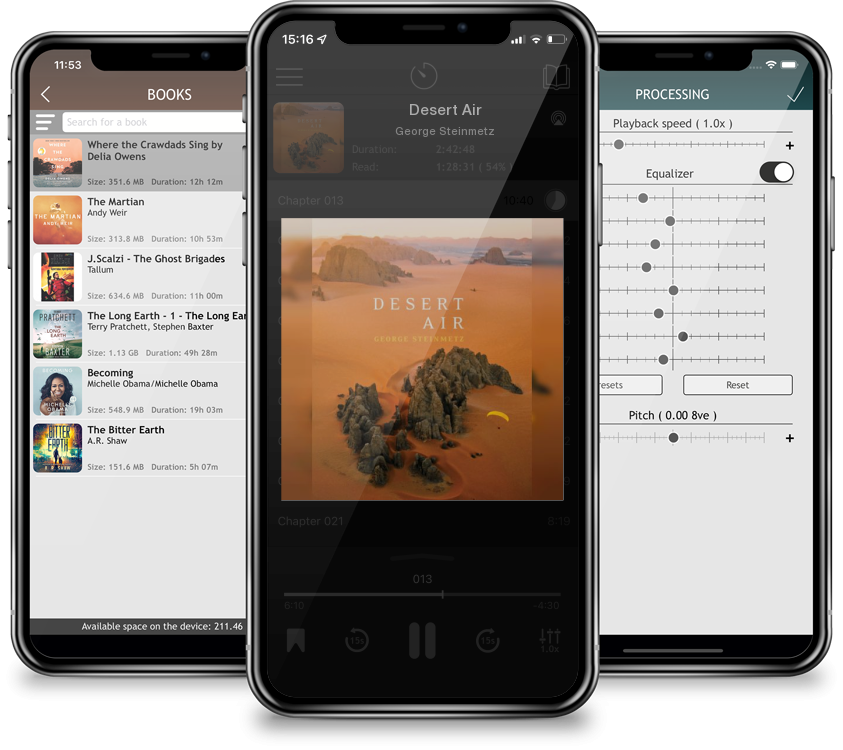 Listen Desert Air by George Steinmetz in MP3 Audiobook Player for free