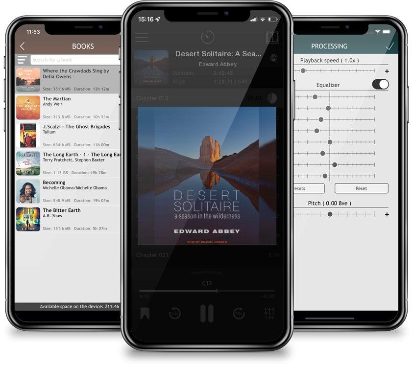Audiobook Desert Solitaire: A Season in the Wilderness (MP3 CD) by Edward Abbey