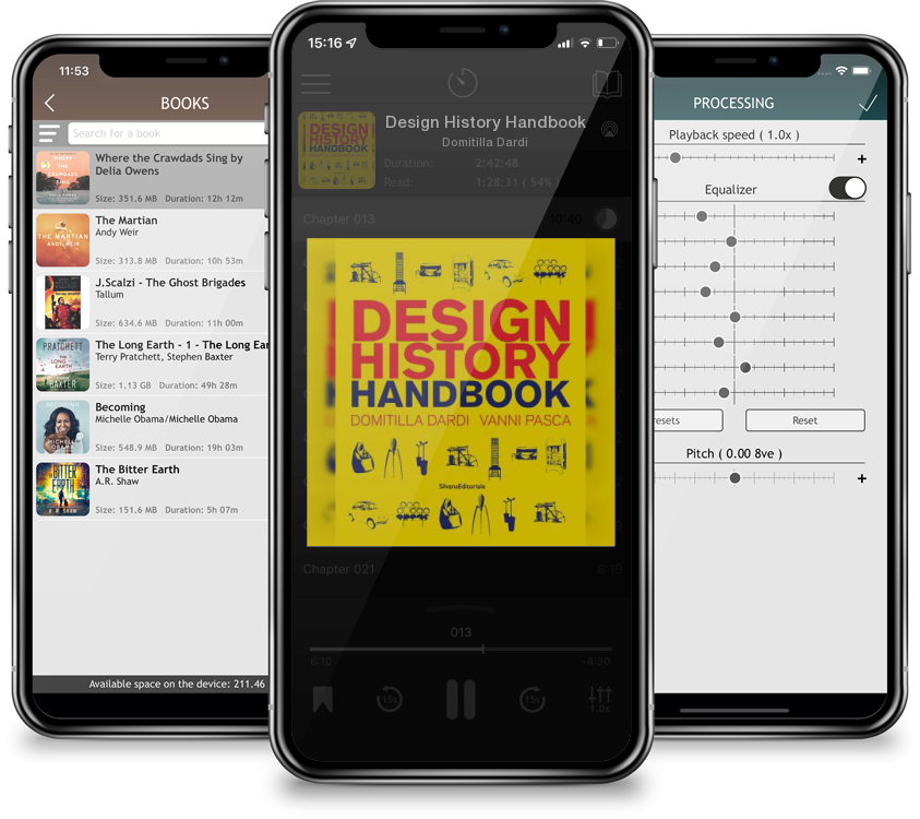 Listen Design History Handbook by Domitilla Dardi in MP3 Audiobook Player for free