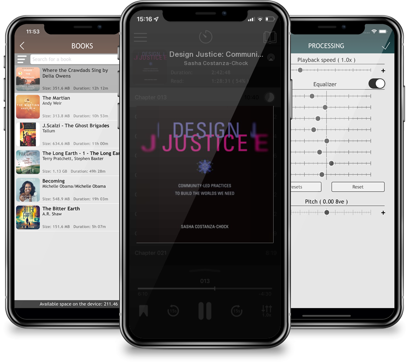 Audiobook Design Justice: Community-Led Practices to Build the Worlds We Need (Information Policy) by Sasha Costanza-Chock