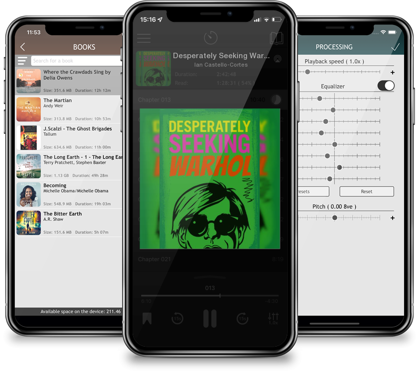 Audiobook Desperately Seeking Warhol by Ian Castello-Cortes