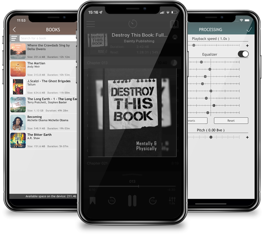 Audiobook Destroy This Book: Full of Funny Vague Instructions to Creatively Destroy the Book by Dainty Publishing