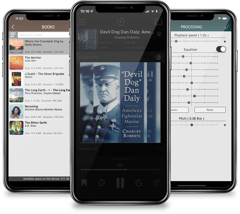 Audiobook Devil Dog Dan Daly: America\'s Fightin\'est Marine by Charley Roberts