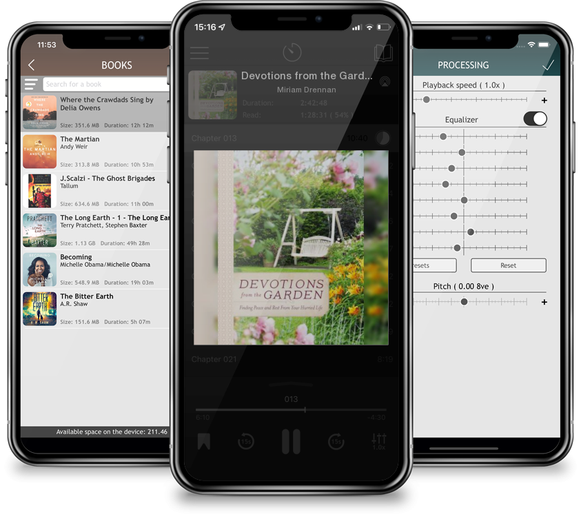 Audiobook Devotions from the Garden: Finding Peace and Rest in Your Busy Life (Devotions from . . .) by Miriam Drennan