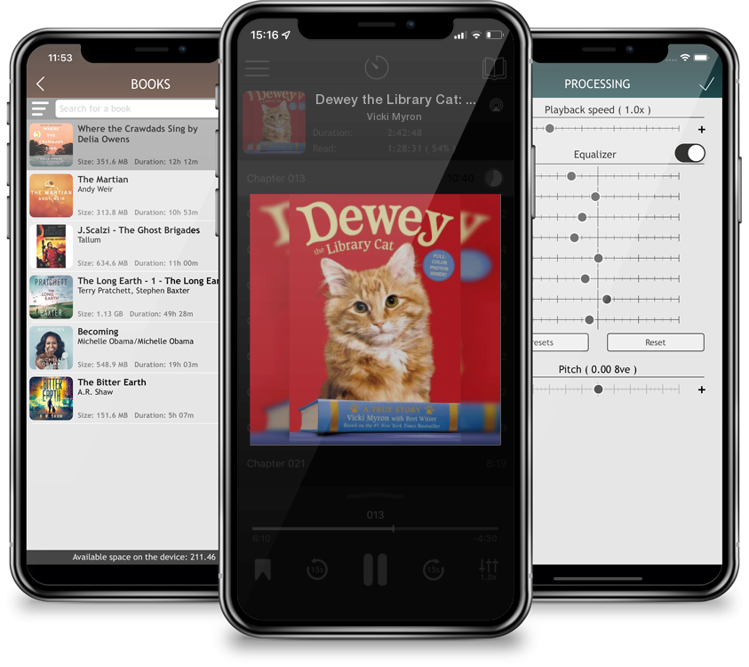 Audiobook Dewey the Library Cat: A True Story by Vicki Myron