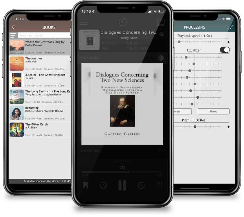Audiobook Dialogues Concerning Two New Sciences by Henry Crew