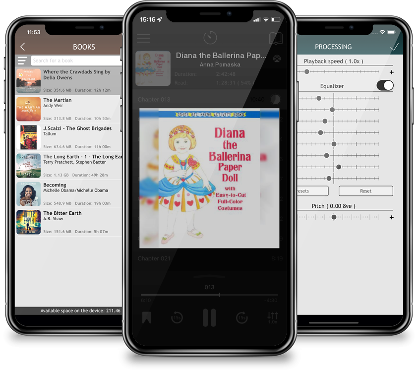 Audiobook Diana the Ballerina Paper Doll (Dover Paper Dolls) by Anna Pomaska