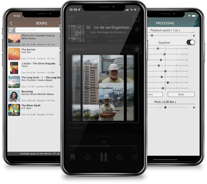 Audiobook Diário de um Engenheiro by Luiz Gonzaga de Souza Cabral