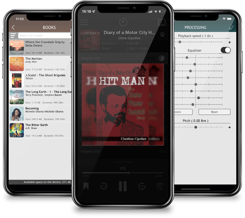 Audiobook Diary of a Motor City Hit Man: The Chester Wheeler Campbell Story by Chris Cipollini