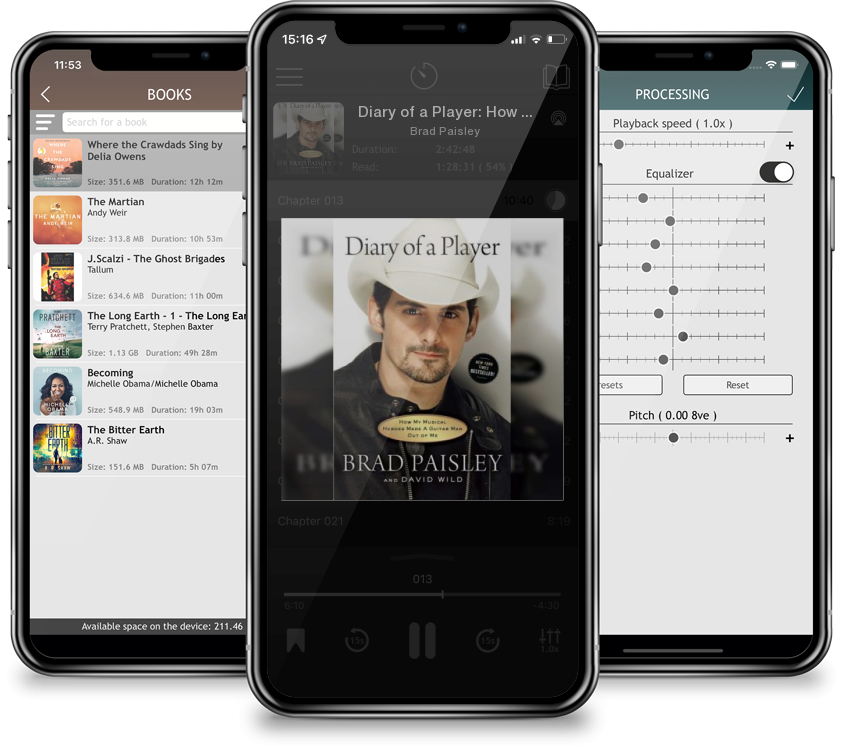 Audiobook Diary of a Player: How My Musical Heroes Made a Guitar Man Out of Me by Brad Paisley