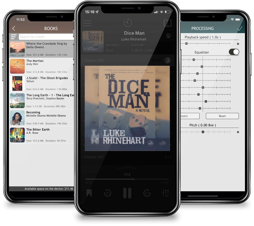 Listen Dice Man by Luke Rhinehart in MP3 Audiobook Player for free