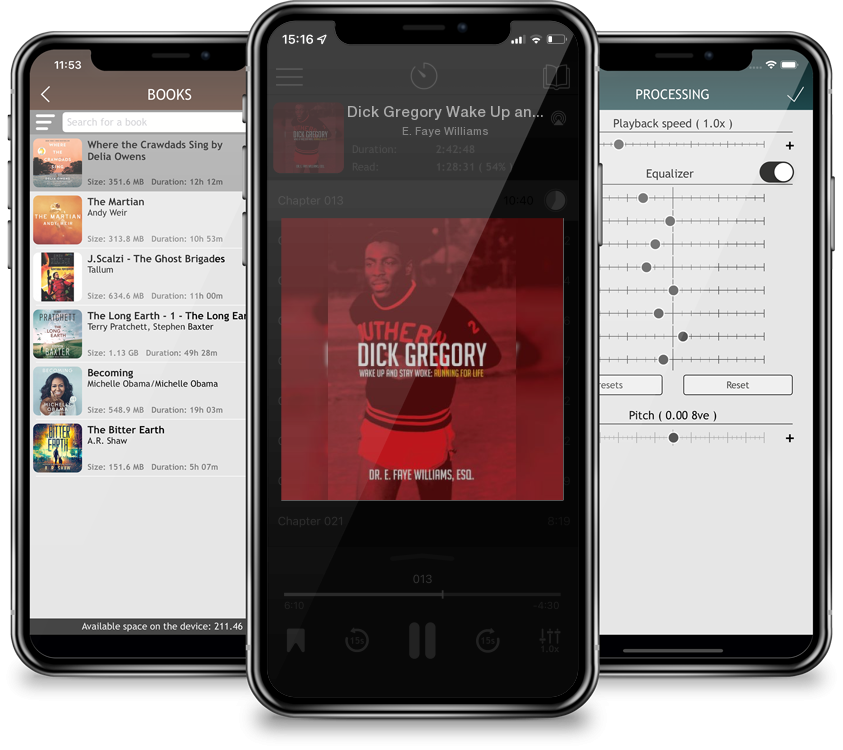 Audiobook Dick Gregory Wake Up and Stay Woke: Running for Life by E. Faye Williams