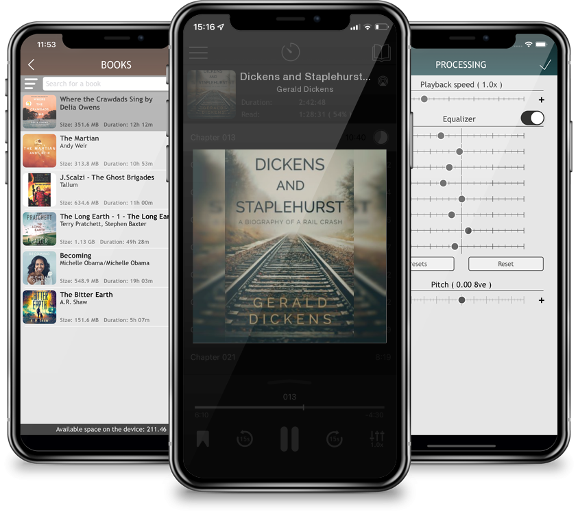 Audiobook Dickens and Staplehurst: A Biography of a Rail Crash by Gerald Dickens
